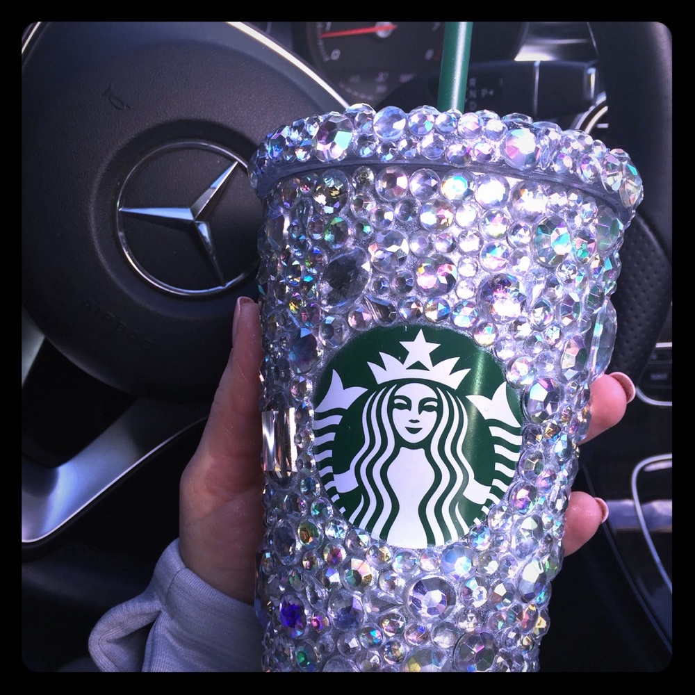 CUSTOM Bling cups & Mosaic tile custom letters